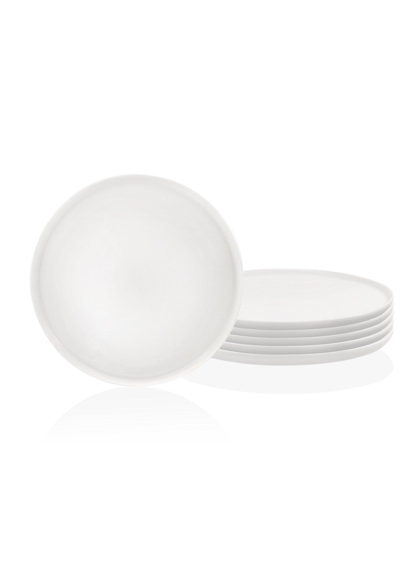 Set 6 Farfurii Puro, Alb, 26 cm – Alb