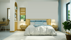 mobila dormitor scandinav, pat comoda dulap mobilier nordic, legenda casei