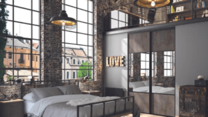 Corpuri iluminat dormitor stil industrial, lampa lustra plafoniera veioza, legenda casei