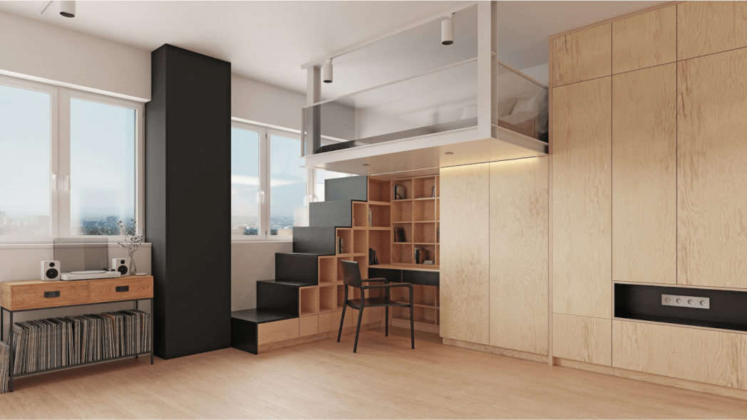 Raft biblioteca birou stil scandinav mobilier nordic, legenda casei