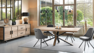 Amenajare zona dining, masa bucatarie dining, mobilier comoda scaune, legenda casei