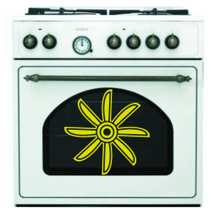 Aragaz cu ventilator