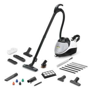 Aspirator cu abur Karcher SV 7, 2200 W, 4 bar (Alb/Negru)