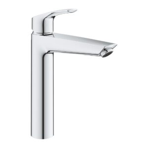 Baterie lavoar Grohe Eurosmart New 2021, marimea XL, montare blat, furtunuri,crom-23971003