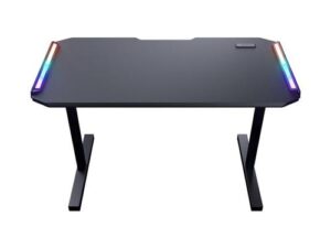 Birou Gaming Electric Cougar E-DEIMUS 120, iluminare RGB, 1223×605 mm (Negru)
