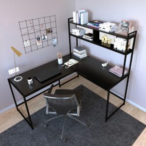 Birou, Hanah Home, L207, Negru