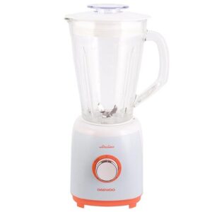 Blender Daewoo UltraLine DB100U, 700 W, bol din sticla, capacitate 1.5 L, 5 trepte de viteza+Pulse, lama din inox, zdrobire gheata (Alb)