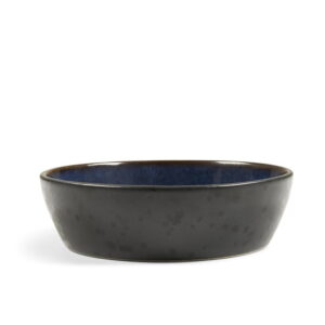 Bol mic negru/albastru din gresie Gastro Dark Blue/Black – Bitz