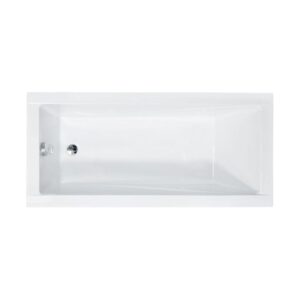 Cada baie dreptunghiulara, acril, 150 x 70 cm, instalatie completa, Besco Modern 2