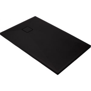 Cadita dus compozit slim neagra 120×80 cm Deante, Correo