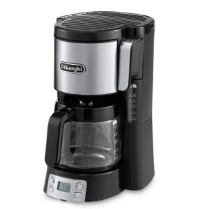 Cafetiera DeLonghi ICM 15250, 1000 W, 1.25 l, 10 cesti, Gri
