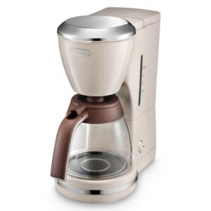 Cafetiera DeLonghi ICMOV 21.BG, 1000 W, 1.25 l, 10 cesti, Bej