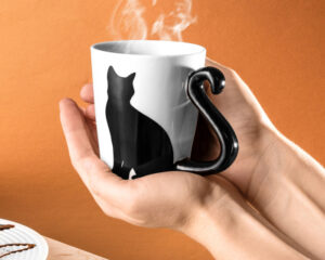 Cana pisica – Cutie Cat – ceramica
