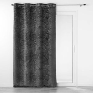 Draperie gri antracit din catifea 140×240 cm Analia – douceur d’intérieur