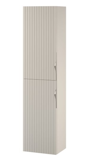 Dulap baie suspendat tip coloana cu o usa, 160 cm, casmir mat, MDF, Cersanit Tirso