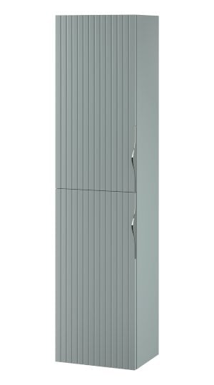 Dulap baie suspendat tip coloana cu o usa, 160 cm, fiord mat, MDF, Cersanit Tirso