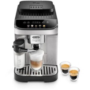 Espressor automat De’Longhi Magnifica Evo ECAM 290.61.B, Carafa pentru lapte, Sistem LatteCrema, Rasnita cu 13 setari, 1,8l, 15 bar, 1450W (Argintiu/Negru)
