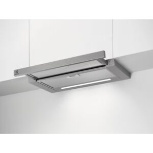 Hota incorporabila Electrolux LFP616X, 600 mc/h, 1 motor, 3 viteze, ExtractionTech Plus, Gri