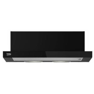 Hota incorporabila telescopica Beko HNT61110BH, 125 W, 291 mc/h, Iluminare LED, Clasa D, Negru