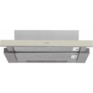 Hota telescopica Whirlpool AKR 750 G SD, 304 mc/h, 1 motor, 3 trepte viteze, 60 cm, Argintiu