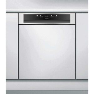 Masina de spalat vase semi-incorporabila Whirlpool WBC 3C34 PF X, 14 Seturi, 8 Programe, Clasa D