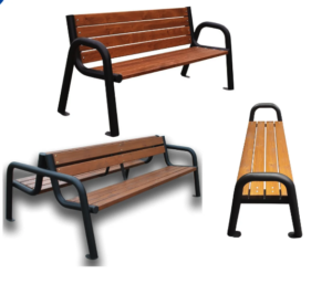 Mobilier urban, banci de gradina, mese cu bancute, rasteluri biciclete legenda casei