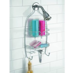Organizator suspendat de baie pentru capul de dus Neo, iDesign, 25.5×16.5×67 cm, otel
