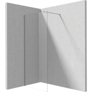 Paravan dus walk-in sticla securizata 80×195 cm otel slefuit Deante Prizma