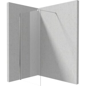 Paravan dus walk-in sticla securizata 80×200 cm crom Deante Kerria Plus