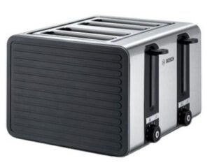 Prajitor de paine Bosch TAT7S45, 1800 W, 4 felii de paine, control variabil de rumenire (Gri)
