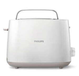 Prajitor de paine Philips HD2581/00, 2 felii, 830W (Alb)