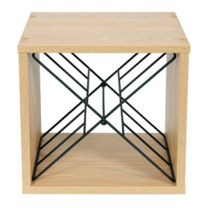 Raft pentru sticle de vin în culoare naturală cu aspect de lemn de frasin număr de sticle 12 36,5x36x29 cm Macon – Compactor