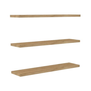 Rafturi de perete cu aspect de lemn de stejar 3 buc. Boss – Kalune Design