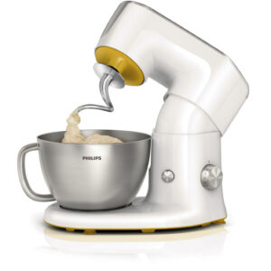 Robot de bucatarie Philips HR7954/00, 900 W, 7 viteze + Puls, bol 4 l, Alb