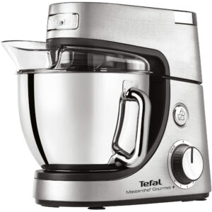 Robot de bucatarie Tefal QB612D38, 1100 W, 8 viteze + Puls, bol 4.6 l, Argintiu