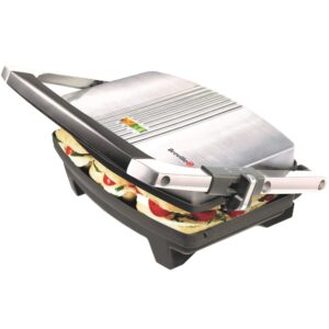 Sandwich-maker Breville VST025X-01, 1000W, Argintiu