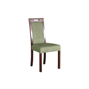 Scaun living din lemn, decor nuc, 45x41x96 cm