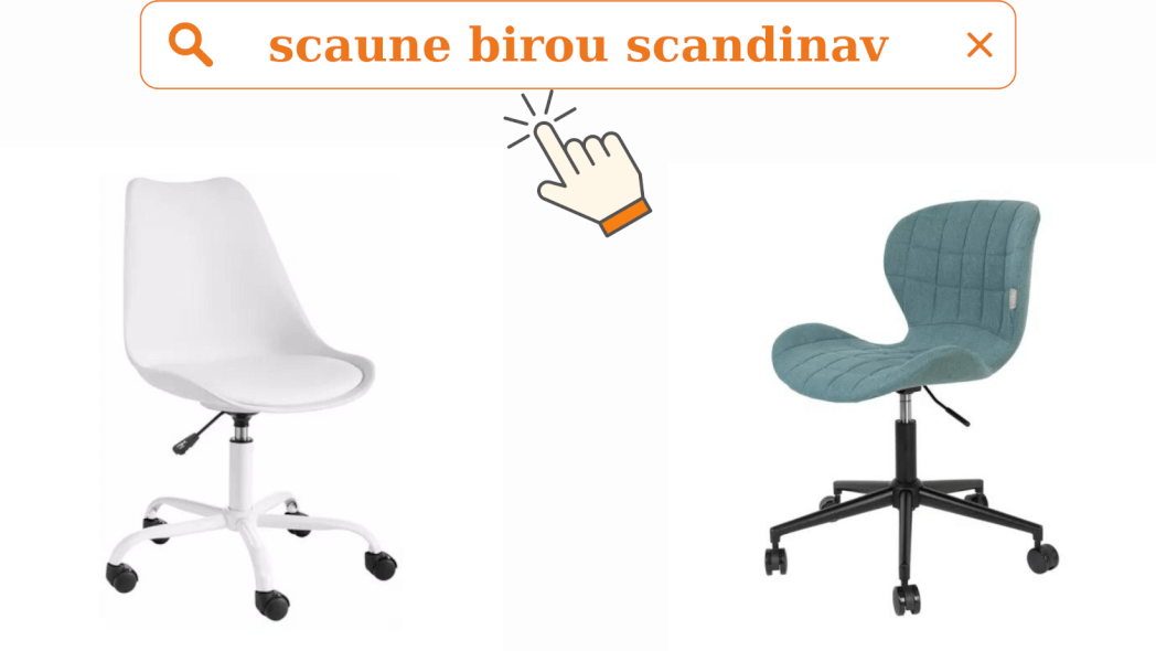 Scaune birou lemn metal stil scandinav, mobilier nordic, legenda casei