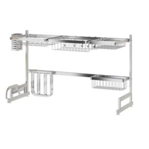 Scurgator vase, inox, 85x32x52cm – Zokura