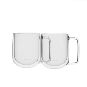 Set 2 cani sticla, cu perete dublu, 350ml – Zokura
