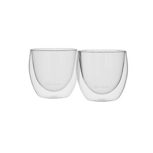 Set 2 cesti Zokura, cu perete dublu, sticla, 80ml