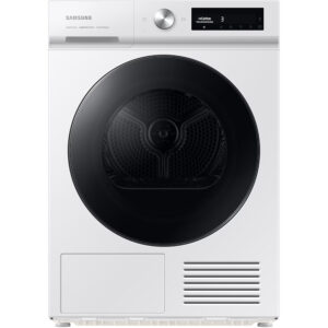 Uscator de rufe Samsung Bespoke DV90BB7445GWS7, 9 kg, Pompa de caldura, Smart Things, AI Dry, Clasa C, Alb
