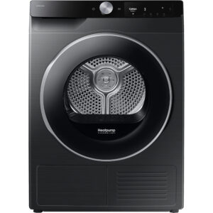Uscator de rufe Samsung DV90T6240LB/S7, 9 kg, Pompa de caldura, AI Control, Clasa C, Negru
