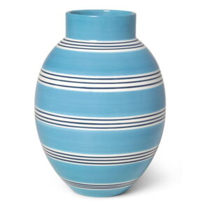 Vază din ceramică Kähler Design Nuovo, înălțime 30 cm, albastru