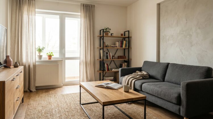 amenajare living industrial ce inseamna legenda casei