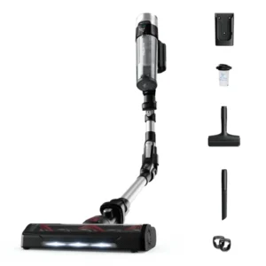 Aspirator vertical fara fir Rowenta X-Force Flex 9.60 Allergy RH2036WO, 250W, 100 air watts, 3 trepte de putere, functie boost, perie cu iluminare