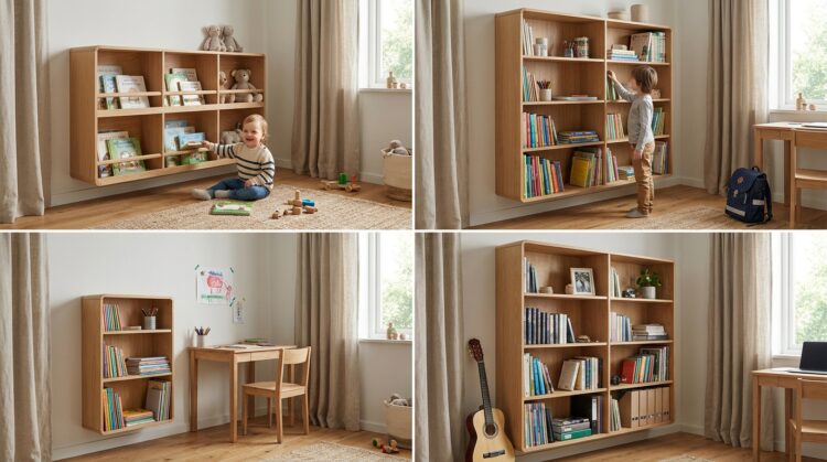 biblioteca copii dimensionare pe varsta si cantitate carti legenda casei