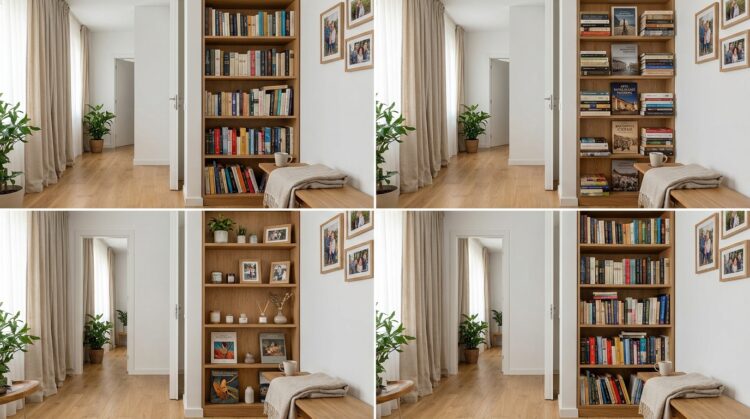 biblioteca ingusta spatii mici cat de mica poate fi legenda casei