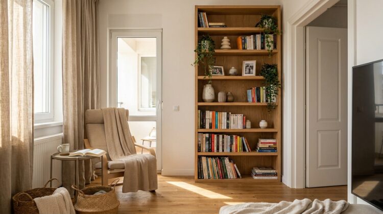 biblioteca ingusta spatii mici recomandari legenda casei