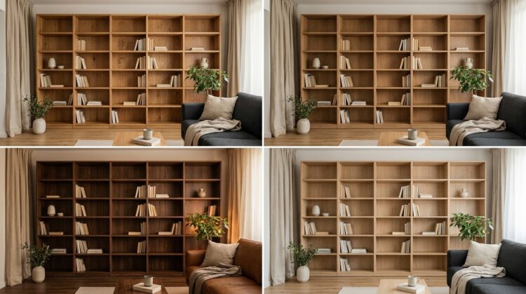 biblioteca stejar si alte finisaje frecvente legenda casei